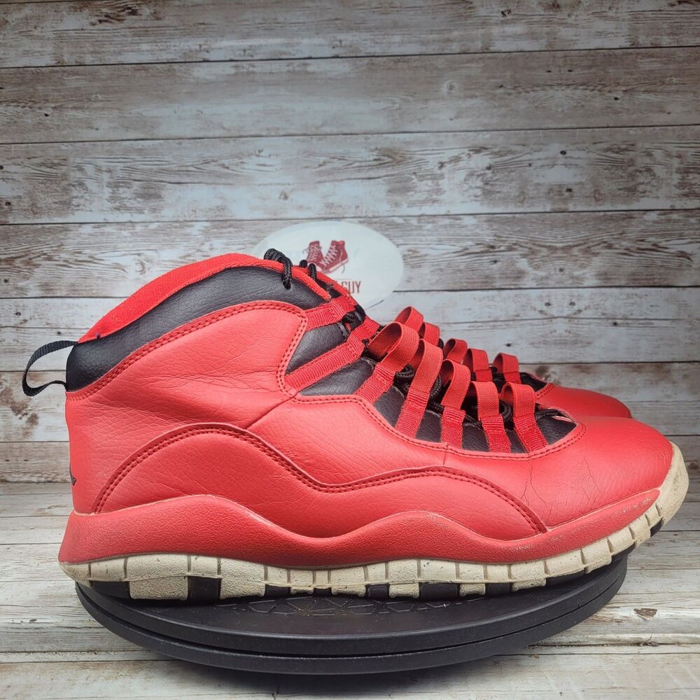 Air Jordan 10 Men's Size 11.5 Retro Bulls Over Broadway Athletic Shoes